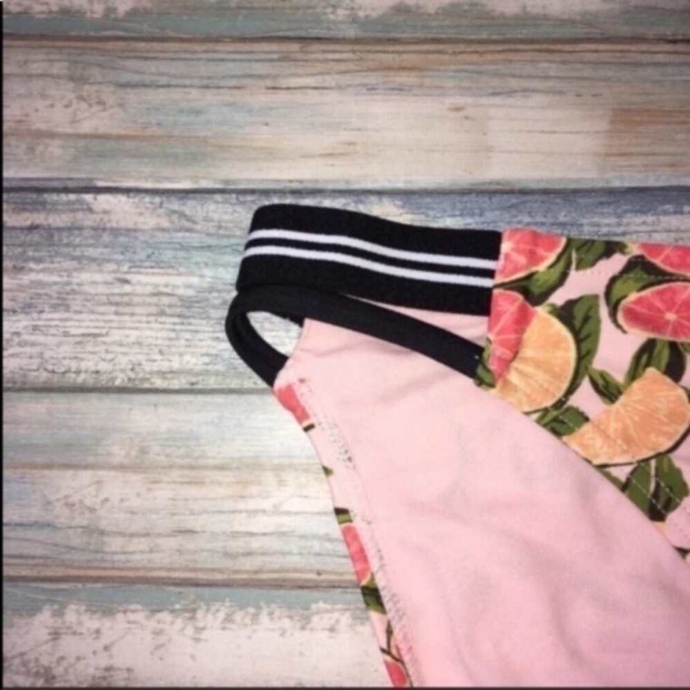 Xhilaration Citrus Print Bikini Bottom Women’s Medium Tropical Fruit Pink Orange - Picture 6 of 6